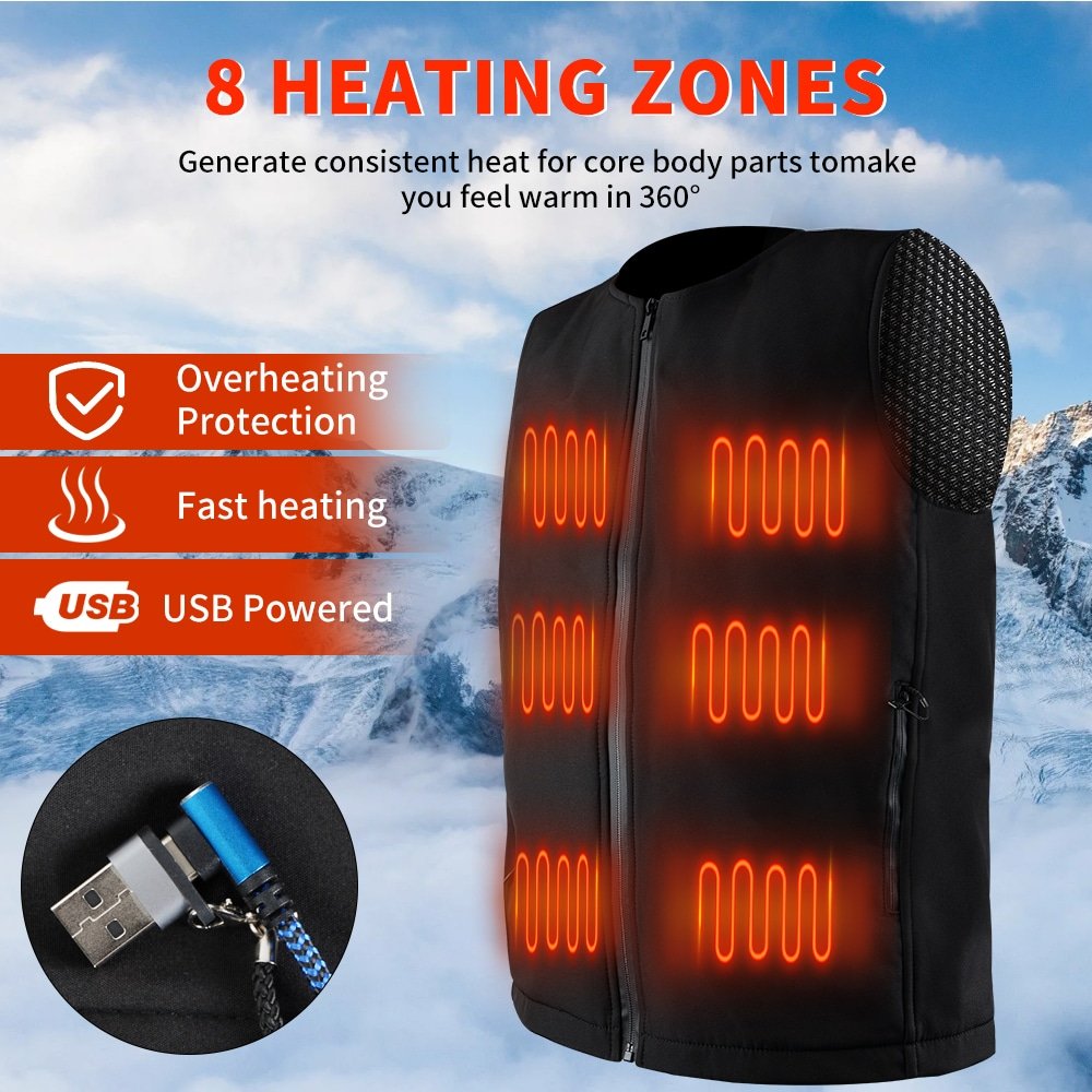 Pie chart or infographic breaking down the cost structure of custom heated clothing, highlighting electronics (40-60%), batteries, heating elements, and certifications.