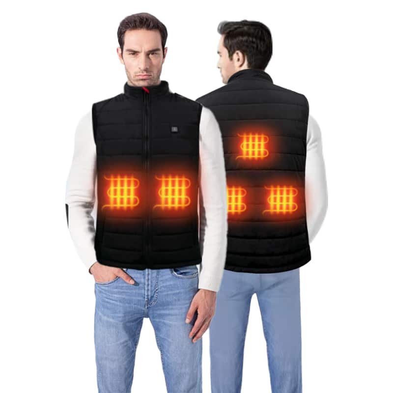 Stay warm and productive during cold weather with our heated work vest, designed specifically for outdoor workers. Featuring a multi-zone heating design, this battery heated vest delivers consistent warmth across the chest, back, and collar, ensuring comfort and efficiency in extreme cold conditions.