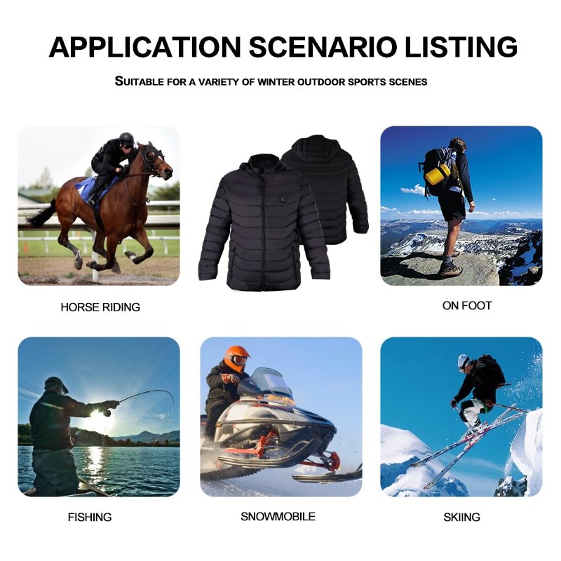 Our safe heated jacket is designed for winter sports and versatile outdoor use, combining advanced heating technology with intelligent overheating protection. Built for performance and safety, this battery heated jacket delivers reliable warmth while ensuring stable temperature control in extreme cold conditions.