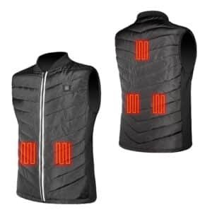 5V USB Far Infrared Heated Vest Rechargeable Fleece Padded Knit Sweater Nylon Cotton Factory