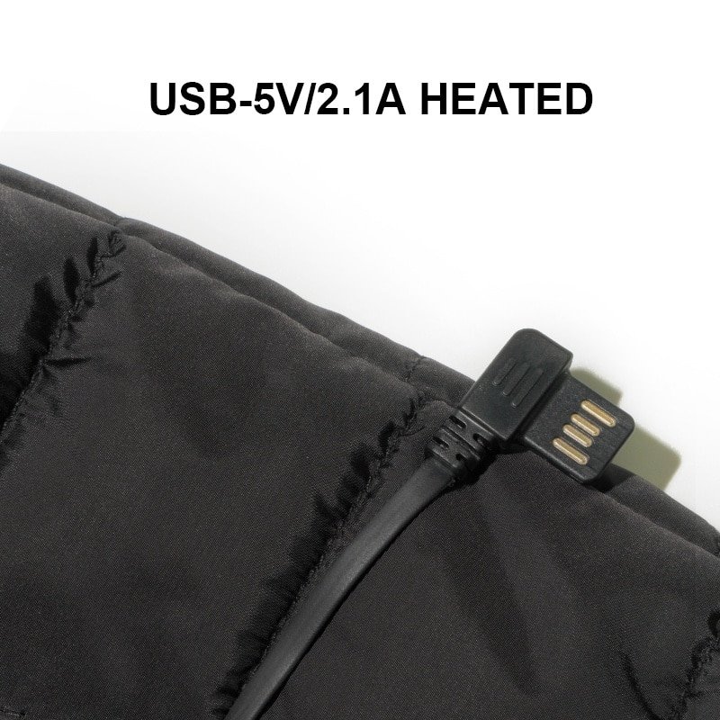 5V USB Power Bank Heated Jacket Rechargeable Outdoor Wear Hoodie Coat Factory Direct