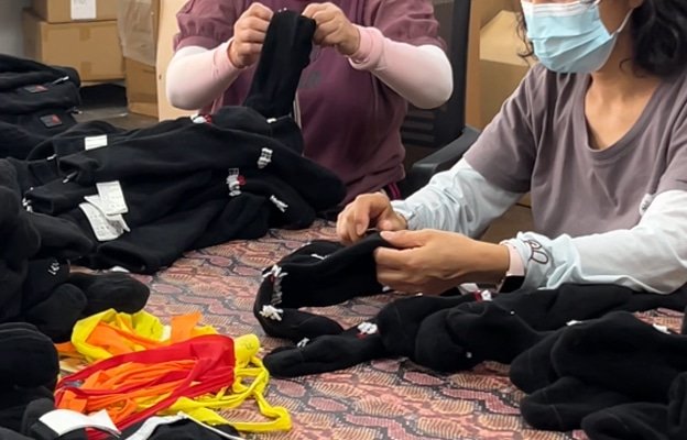 Prototype development and functional testing of custom heated socks during OEM production