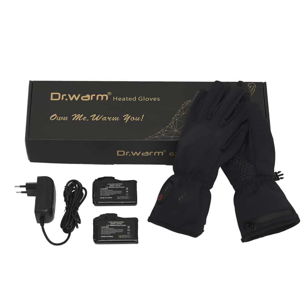 Image of a production facility or customizable glove samples, representing OEM/ODM services for heated glove liners targeting business buyers.