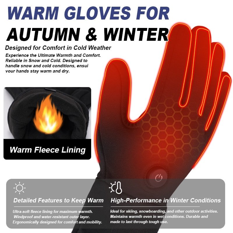 Dr.Warm heated gloves, also referred to by the French term ‘Gants Chauffants Électriques’, presented as a premium, certified option for European outdoor enthusiasts.