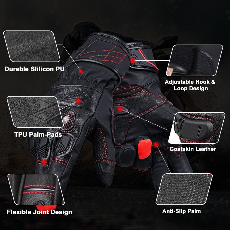 Close-up of the ROHS compliance mark on the glove or packaging, emphasizing environmental and safety standards.