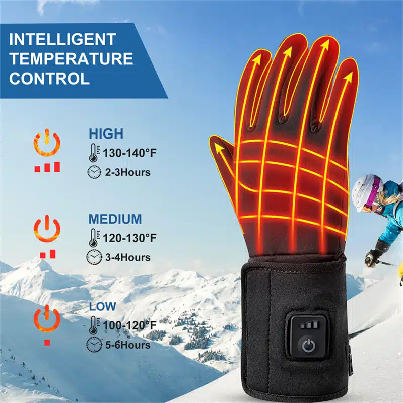 Image representing direct manufacturing from a Chinese factory, showcasing the production capability for Dr. Warm G43 thin electric gloves.