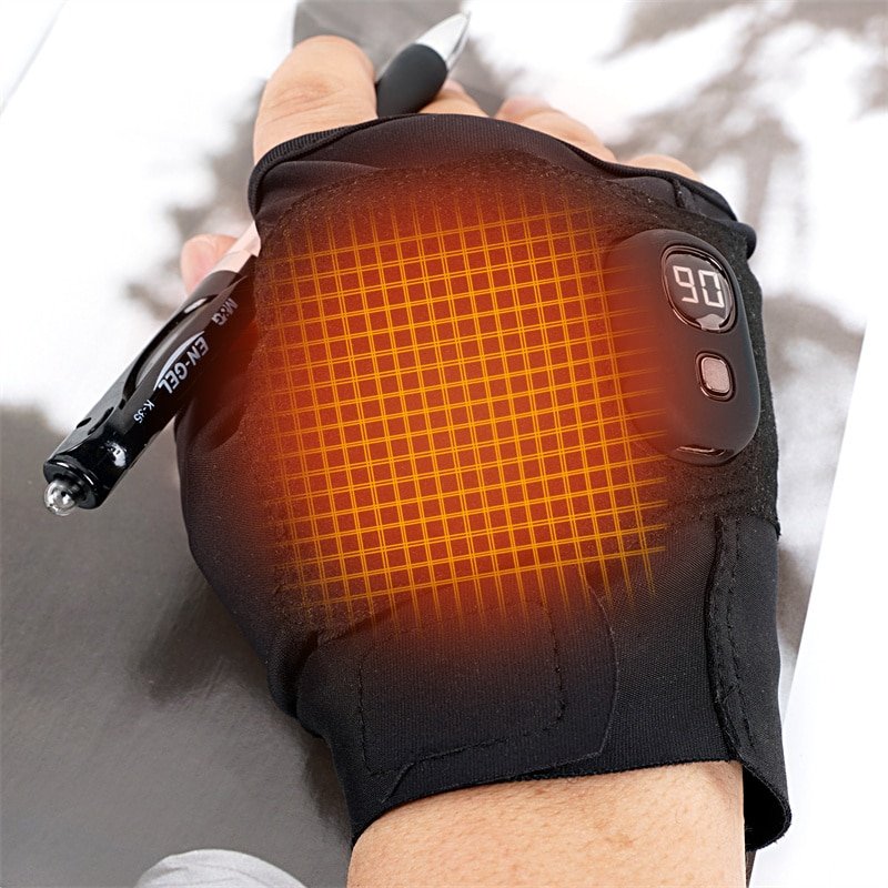 Dr.Warm heated gloves, marketed as ‘Gants Chauffants’ for French-speaking customers, suitable for both work and multiple sports in winter.