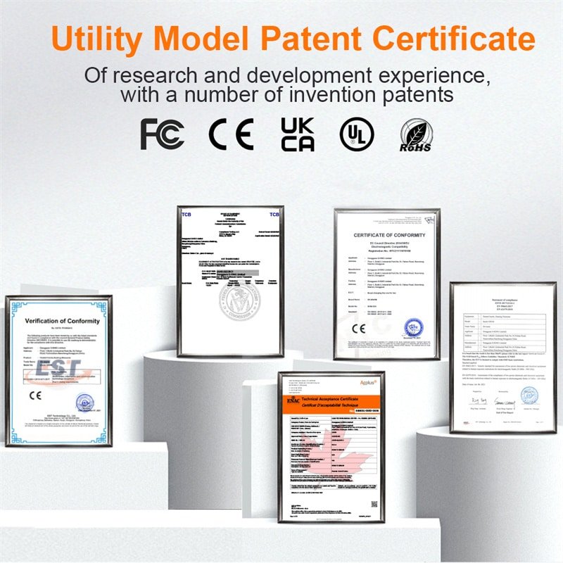 heated gloves manufacturer certifications CE FCC UL RoHS compliance lithium battery pack certification OEM factory patent certificates heated apparel