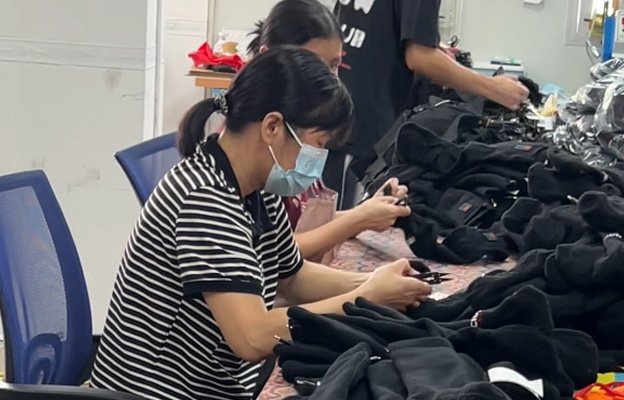 OEM heated socks samples prepared and reviewed before mass production