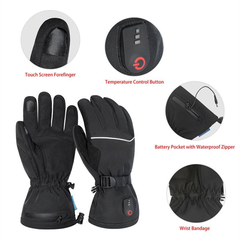 Close-up detail of the Dr.Warm G25 glove’s interior, showing the soft velvet and washed cotton lining, and the flexible stretch twill exterior.