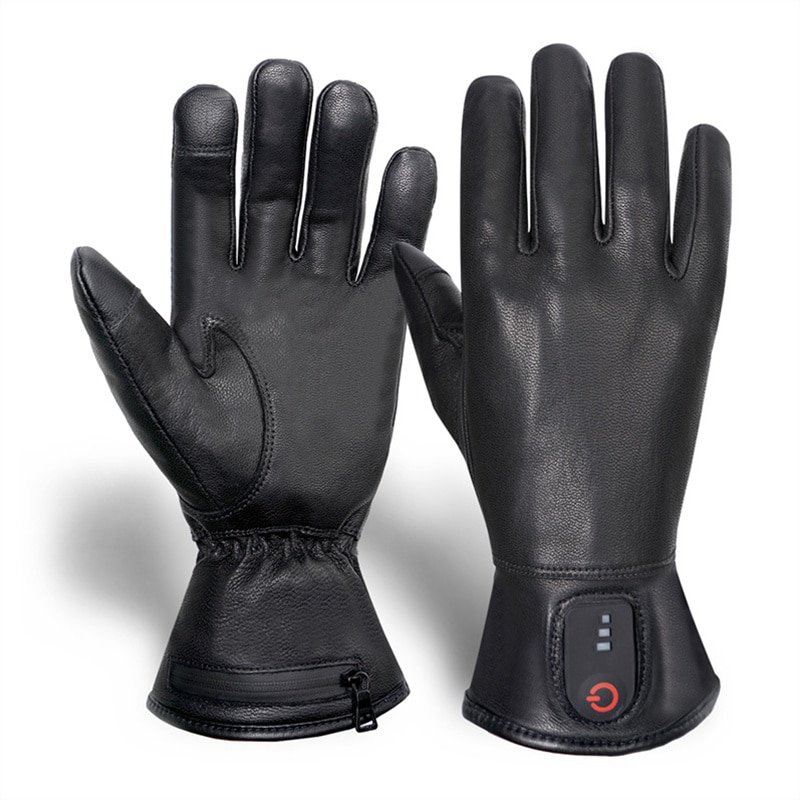 Image of multiple packaged pairs of Dr.Warm G45 leather heated gloves ready for bulk shipping, appealing to resellers and store buyers.