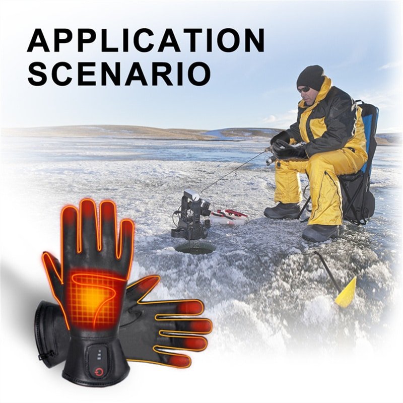 Collage of the G45 gloves in use: on ski lifts, during winter hikes, and while commuting in the city, demonstrating versatility.