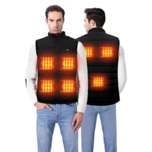 Best Selling Rechargeable Lithium Battery Heated Vest for Men and Women Outdoor Thermal Winter Factory