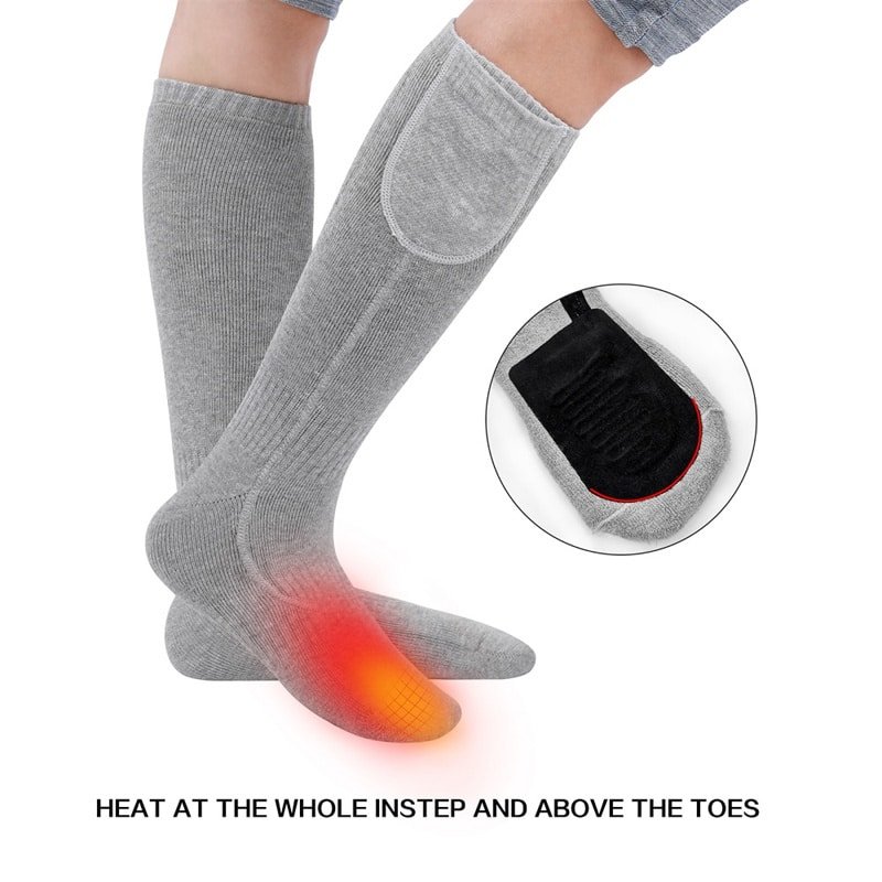 CE SGS Certified Heated Socks 14 Days Delivery Safe and Reliable Factory Manufacturer