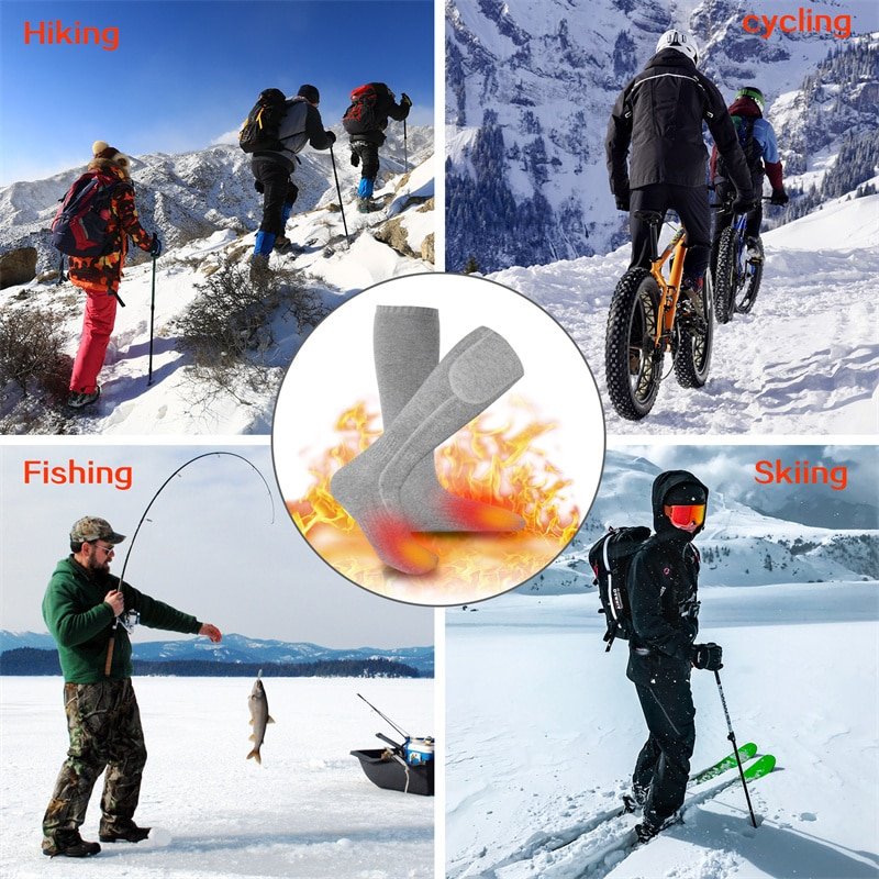 Complete Custom Heated Socks Solution Manufacturer for Outdoor Sports ODM OEM