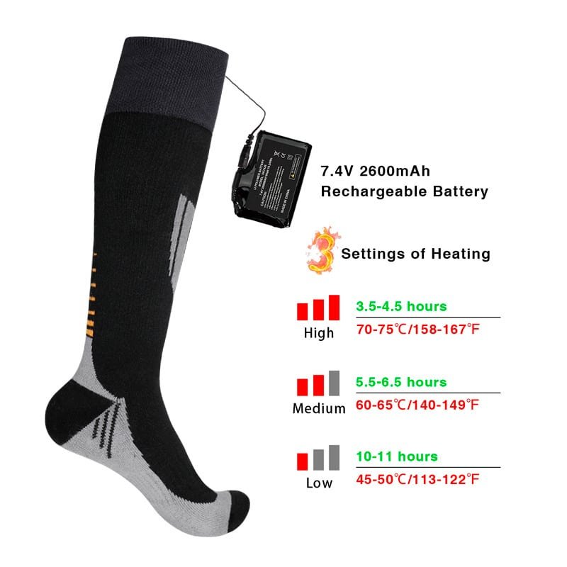 Complete Custom Heating Socks Solution Manufacturer OEM ODM End to End Service