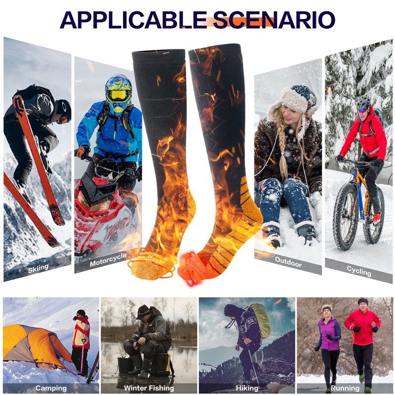 Complete Heated Socks Solution Manufacturer for Global Motorcycle Markets OEM ODM Supported
