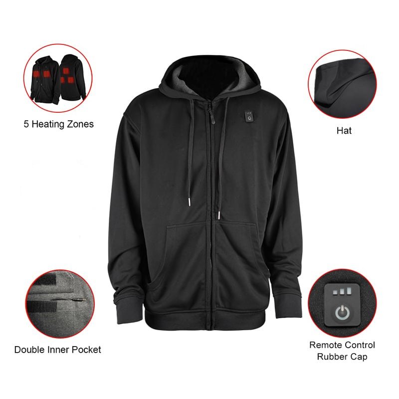 Custom Heated Jacket Manufacturer Mens Formal Puffy Style 3 Stage Heating ODM Service