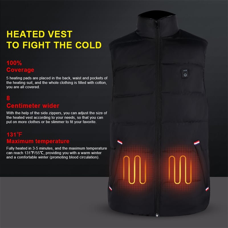 Custom Heated Vest ODM OEM Service Design Logo Flexibility Fast Production Factory