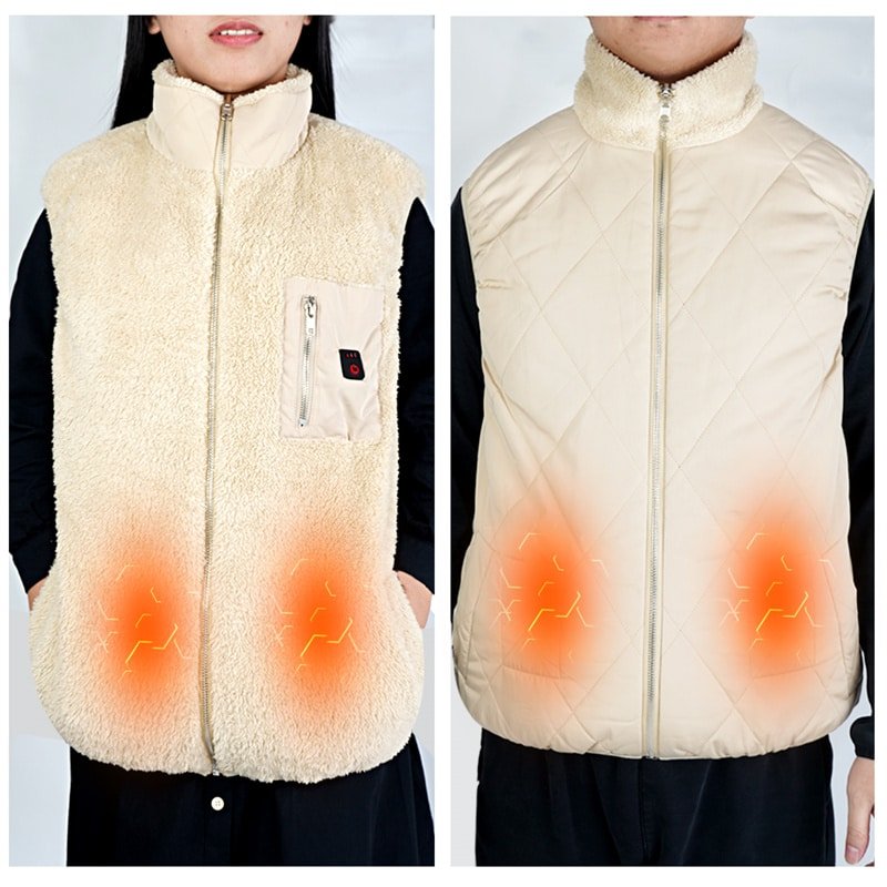ODM Manufacturer for Custom Reversible Heated Vests with Adjustable Dual Face Heating