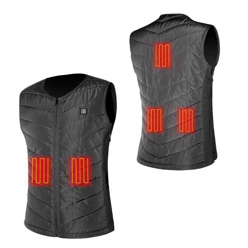 Heated Knit Sweater Vest Fleece Lined for Winter Warmth Rechargeable Battery Factory ODM