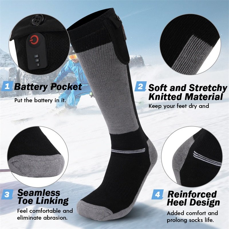 OEM ODM Heated Socks Service with 7 Days Delivery After Deposit Custom Design Factory Production