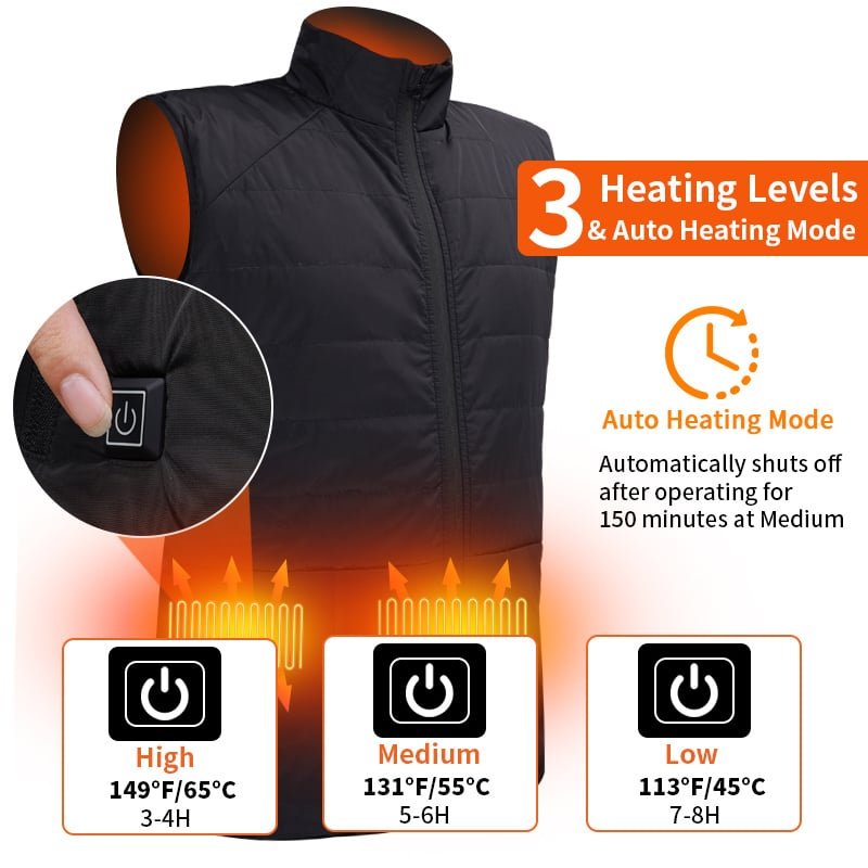 High Rated Heated Down Vest 933 Positive Reviews Lightweight Electric Warmth Manufacturer
