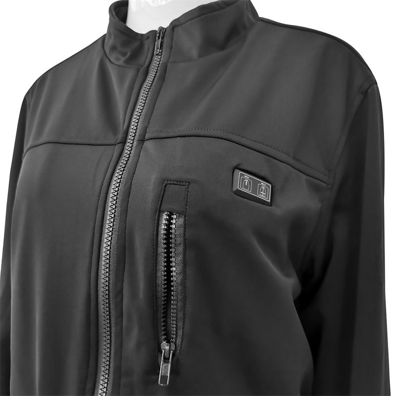 Quilted Heated Jacket with Canvas Nonwoven Construction for Winter Warmth Custom Manufacturer
