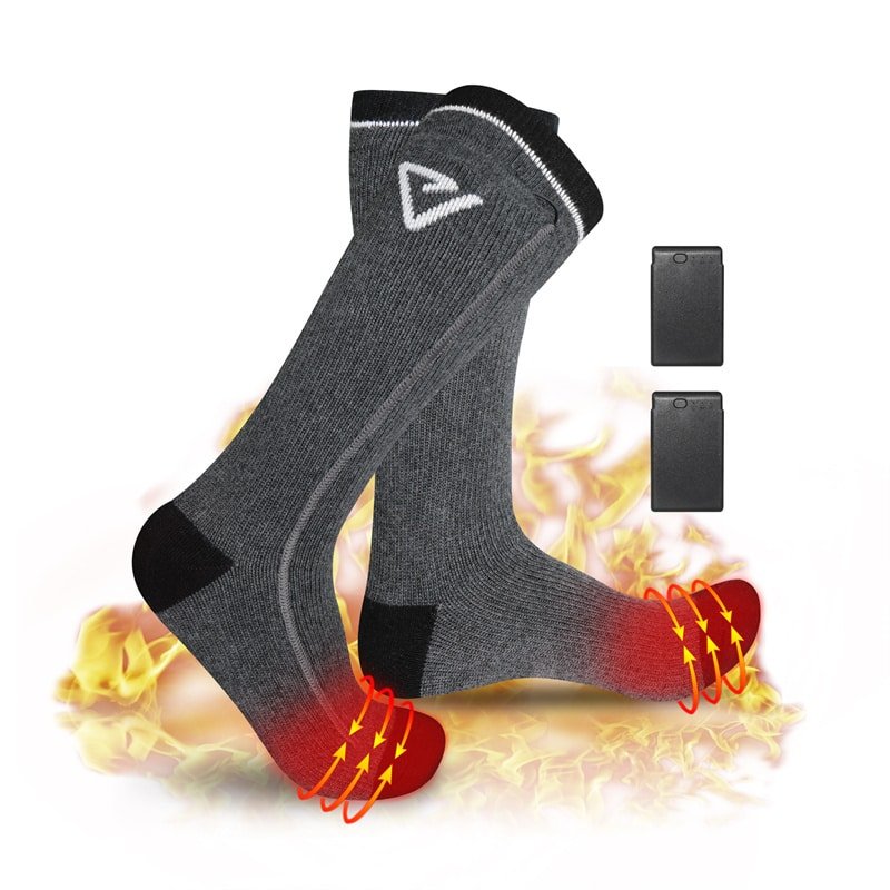 Rechargeable Electrical Thermal Ski Heated Socks Thick Warm for Winter Men and Women Factory ODM