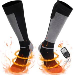 Washable Heated Socks for Men and Women 40 to 50 Degrees Warmth Full Cotton Outdoor Sports Socks ODM Factory