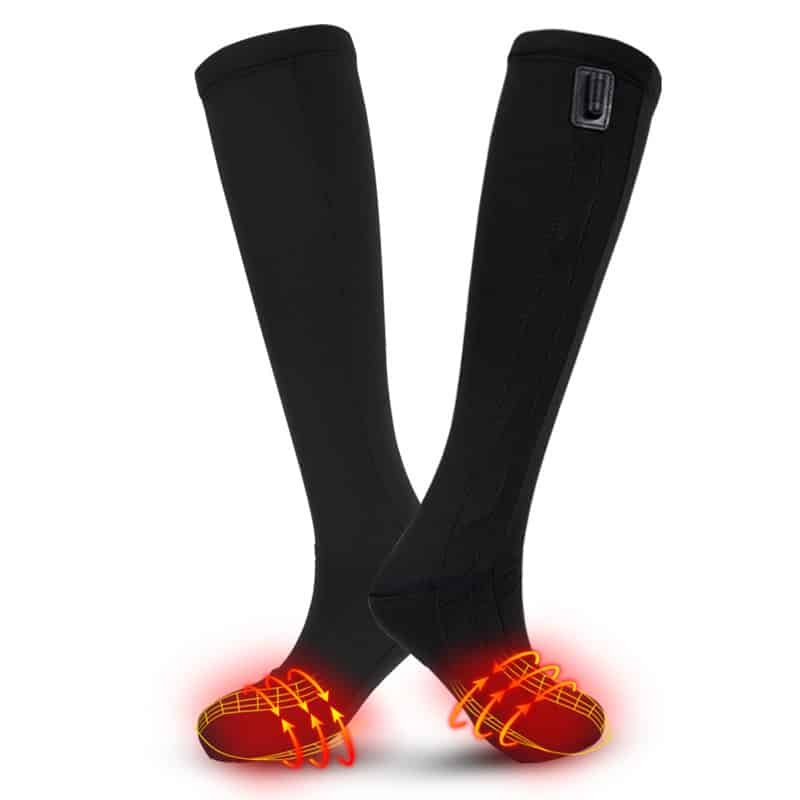 Wholesale Custom 12V Heated Socks with Battery Pack for Cycling Gear Minimum Order Quantity 500 Pairs from Factory