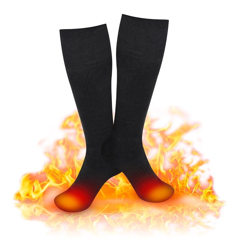 Wholesale Motorcycle Heated Socks Custom Outdoor Sport Winter Warm Electric Battery Factory