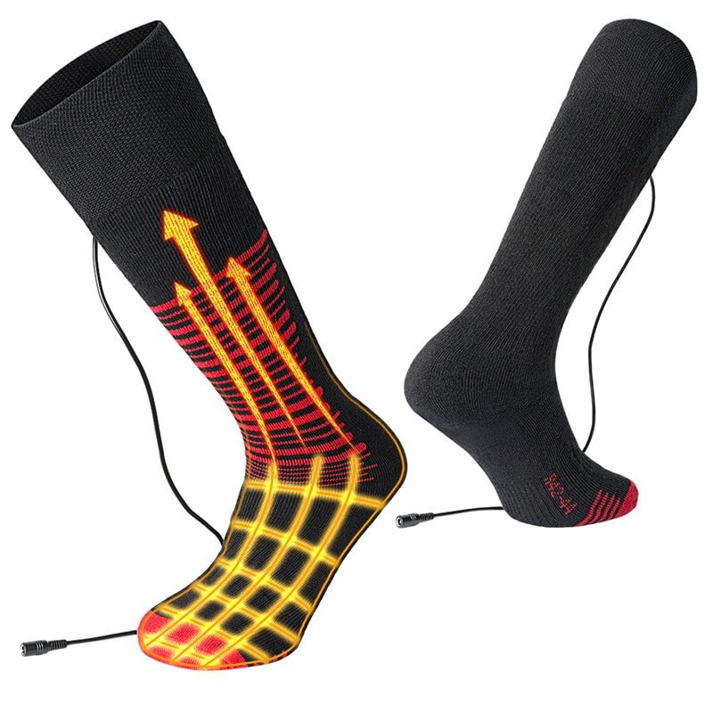 Wholesale Motorcycle Heated Socks and Snowmobile Riding Socks Manufacturer with Combed Cotton Material