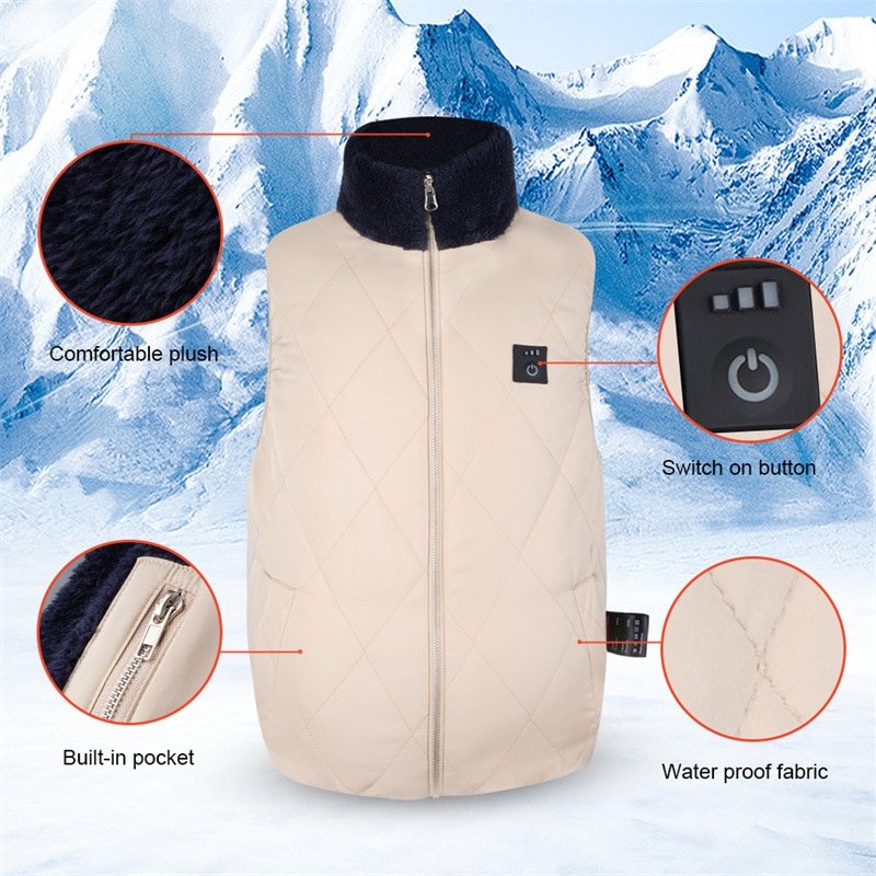 Wholesale Womens Heated Vest MOQ 1000 Factory Direct Price Battery Heating System