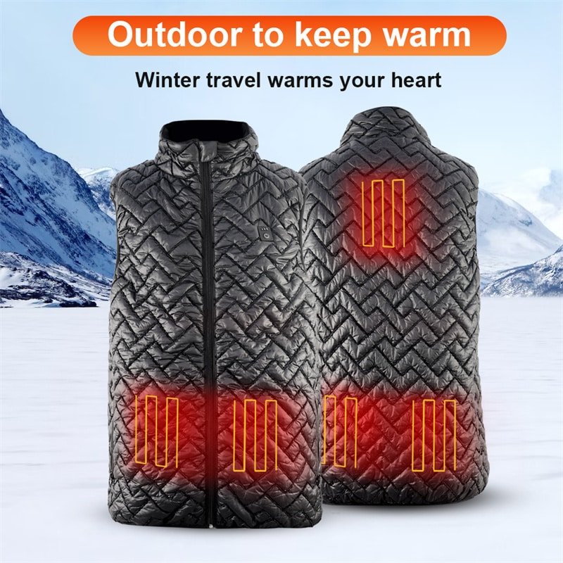 Winter Travel Heated Jacket Durable Polyester Nylon Outdoor Protection Factory Manufacturer