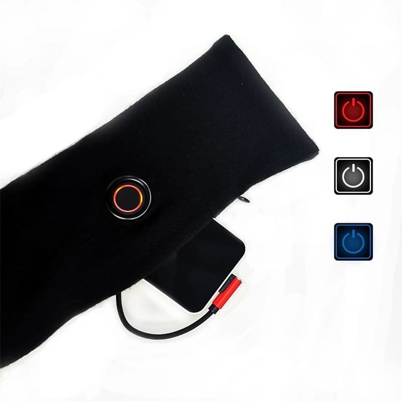 5V USB Neck Warmer Battery Operated Knitting Scarf for Men and Women Factory Manufacturer