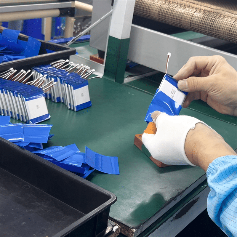 custom lithium battery pack assembly for heated apparel heated clothing battery pack manufacturing lithium battery production line