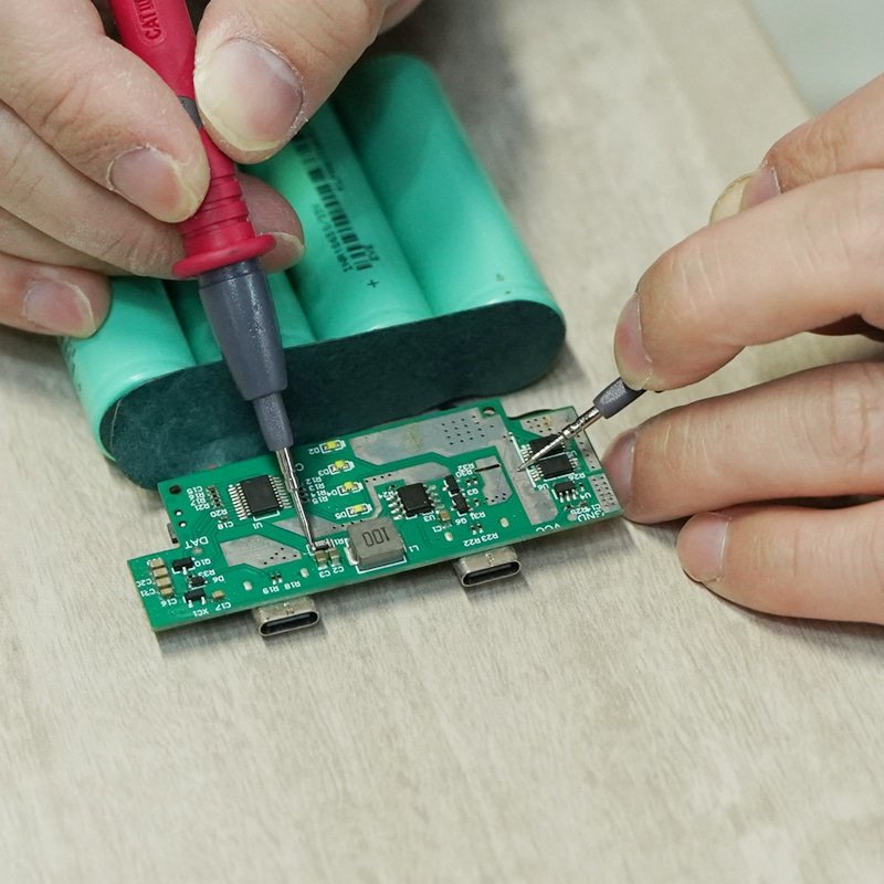 custom lithium battery pack testing heated apparel battery management system BMS circuit for heated clothing battery pack