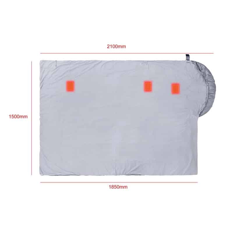 Cotton Heated Sleeping Bag with 14 Days Delivery Thermal Bag for Adults Factory Direct