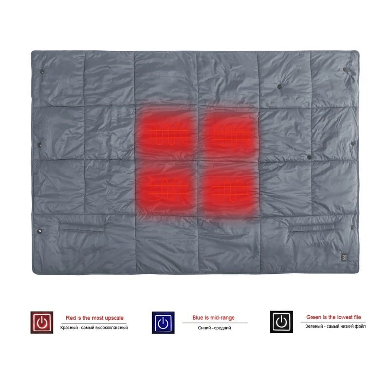 Far Infrared Heated Vest and Blanket 2 in 1 Lightweight Warming Technology Factory Manufacturer