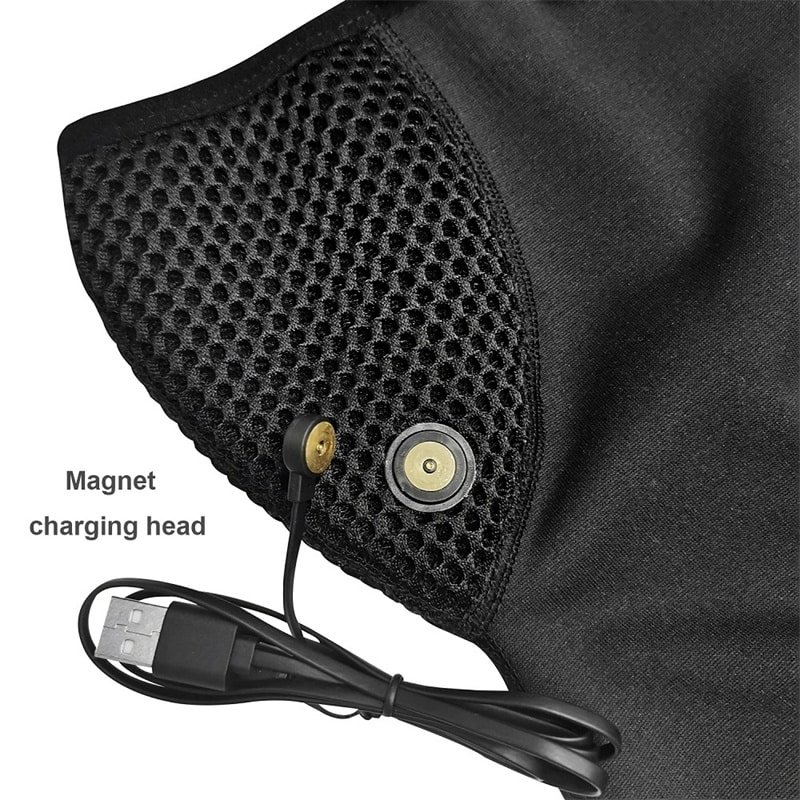 Full Face Heated Mask with Windproof Fabric for Outdoor Sports Gear Factory Manufacturer