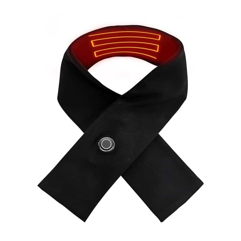 Graphene Heated Scarf 5V USB Rechargeable Unisex Knitting Neck Warmer Factory ODM