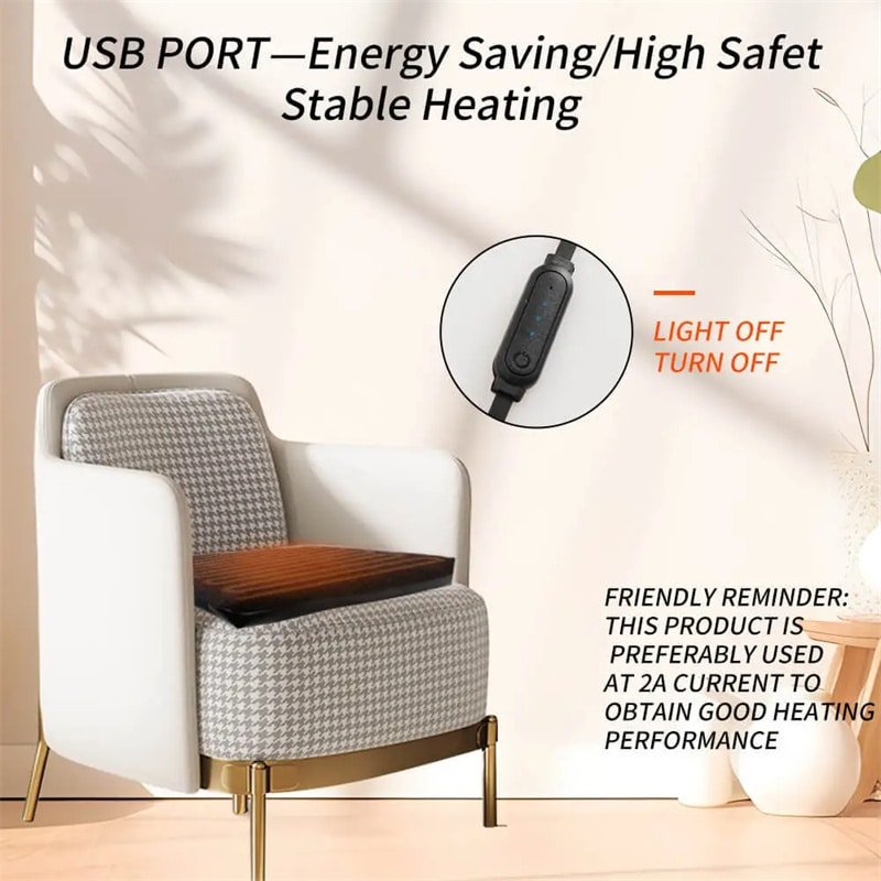 Heated Seat Cushion Wholesale with 3 to 5 Days Delivery MOQ 500 Factory Direct ODM
