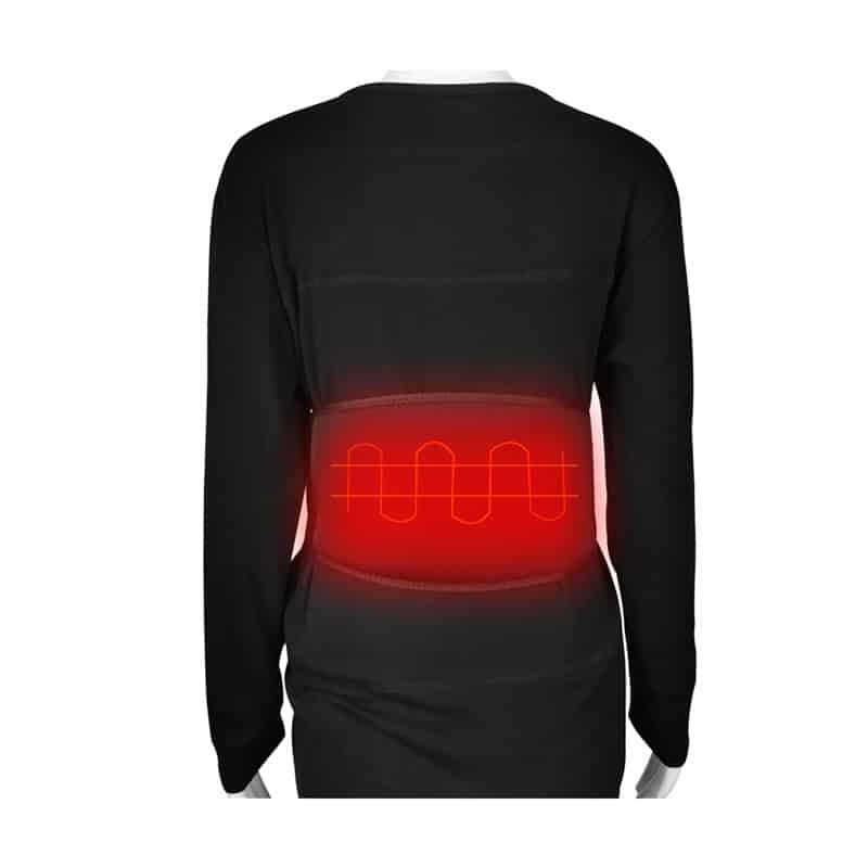 Health Care Heated Waist Belt Adjustable Rechargeable Lumbar Support Factory ODM