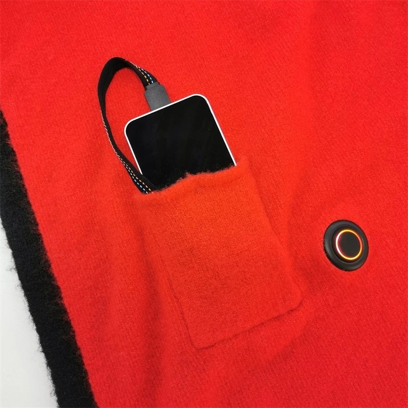 Plush Knitting Heated Throw Blanket and Electrical Shawl for Home and Office Factory