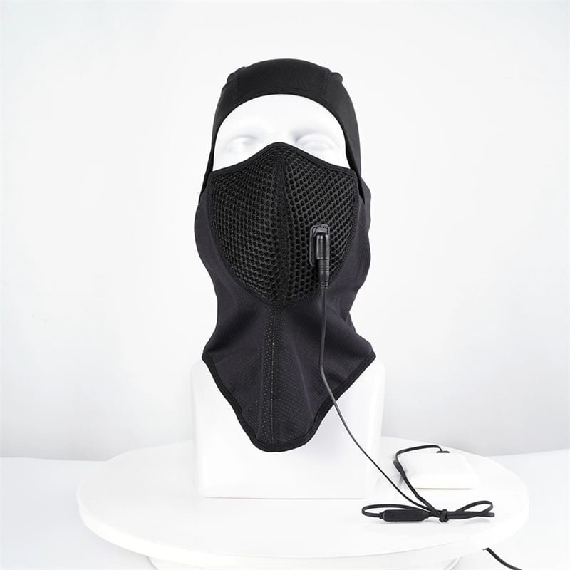 Windproof Heated Face Mask for Ski and Motorcycle Waterproof Neck Gaiter Factory ODM