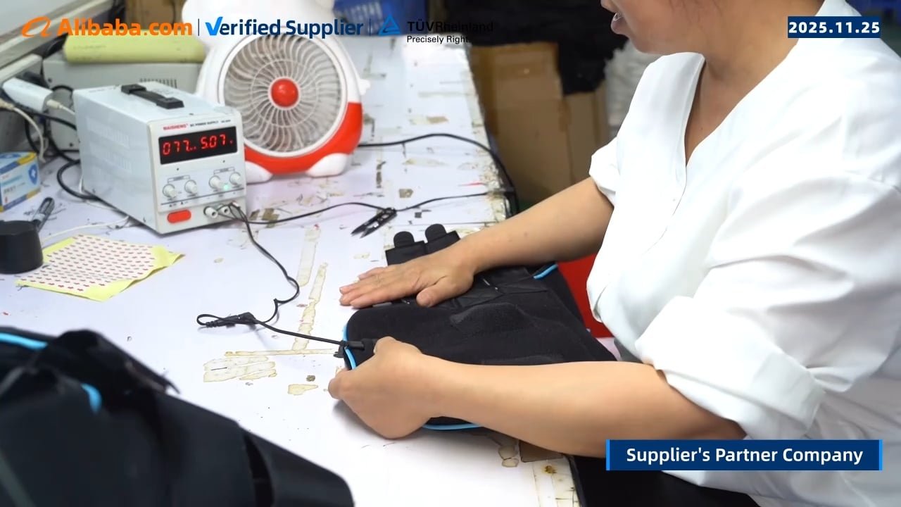 Heated wearable prototype sample for engineering validation