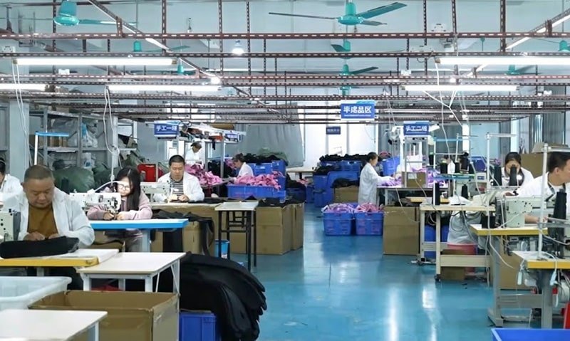 Mass production line for heated apparel and heated accessories