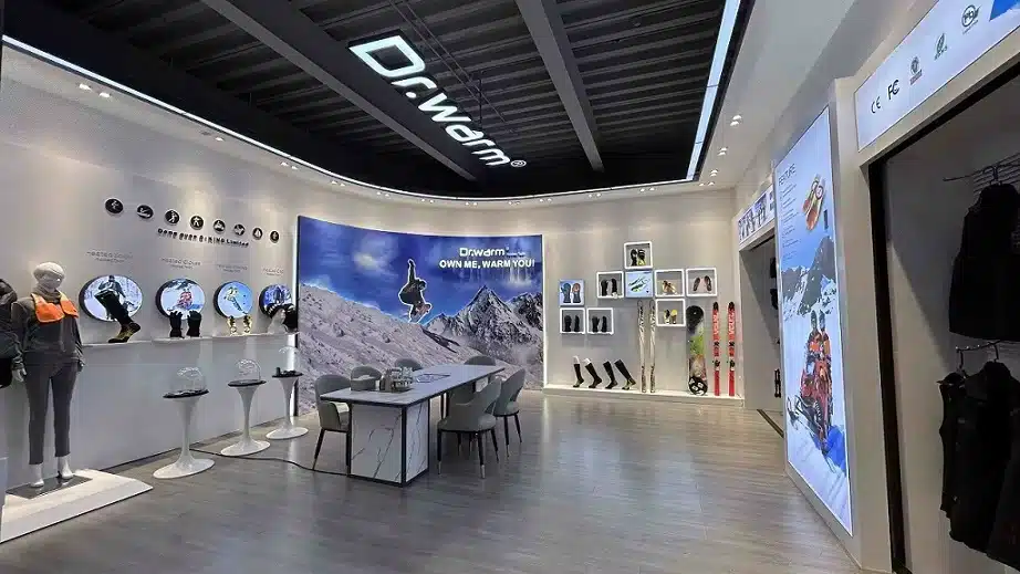 Dr. Warm showroom for wearable heating products