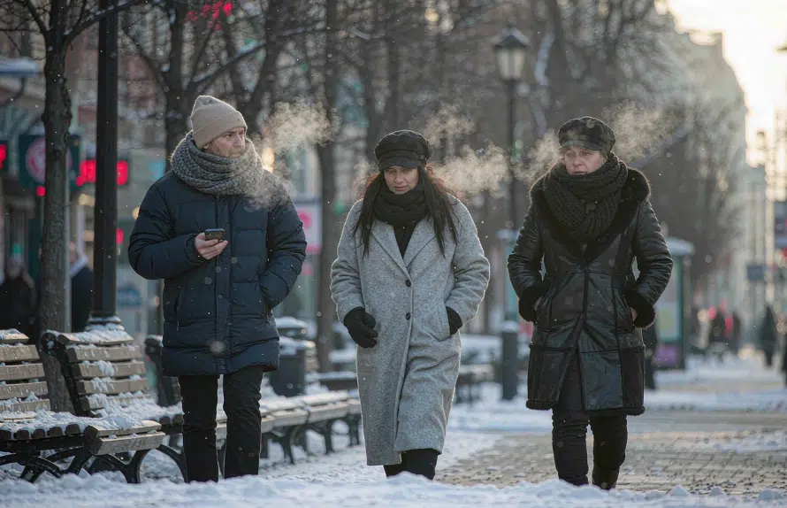 Drwarm heated jacket keeps you warm.